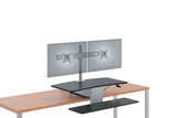 HON Desktop Riser/Sit-to-Stand | Dual Monitor Arm